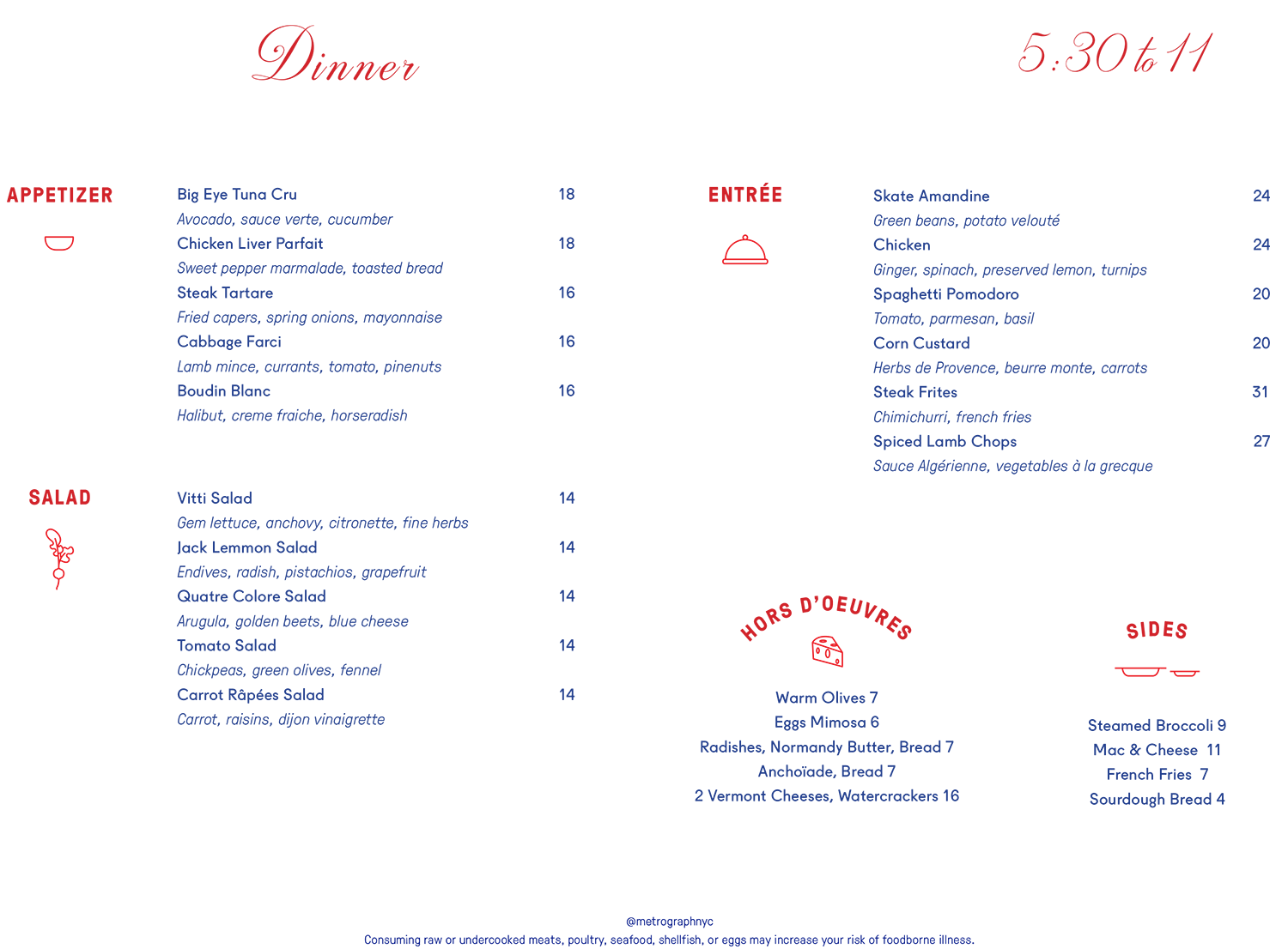 Dinner Menu 10.31.21-1 Dinner Menu