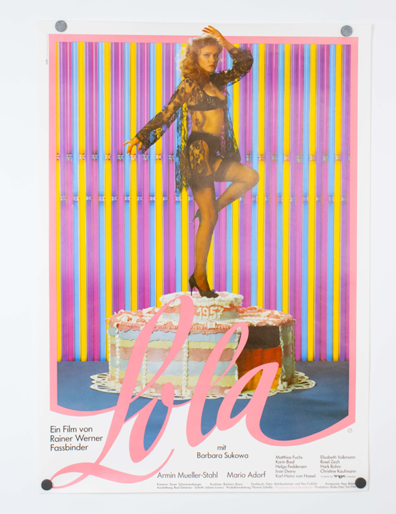 Rainer Werner Fassbinder\'s - Poster German Theatrical - Original Release Lola Metrograph
